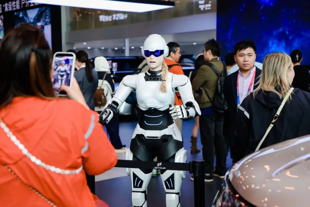 AiMOGA Robot Crowd at Auto China 2026