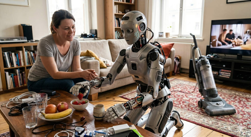 Robots in living rooms: why touch and voice commands remain the biggest hurdles for humanoid robots in human spaces.