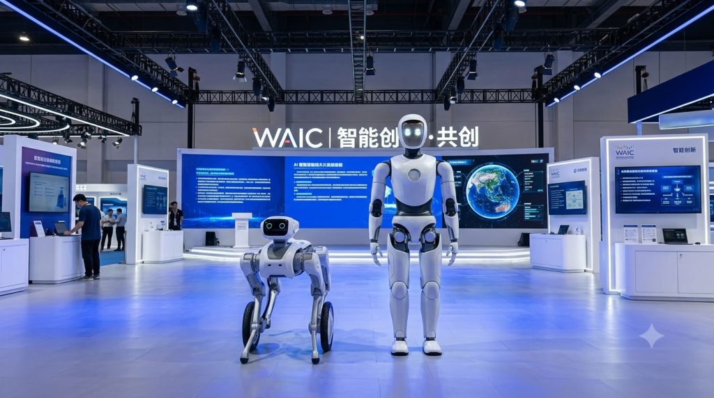 Qiyuan Robotics T1 and Q1 at WAIC 2026