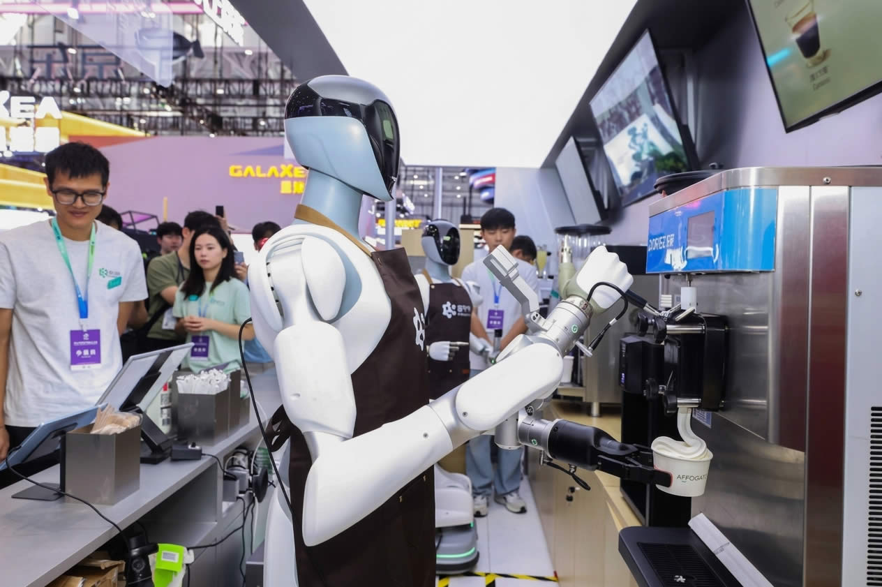 AI² AlphaBot 2 handled orders for coffee