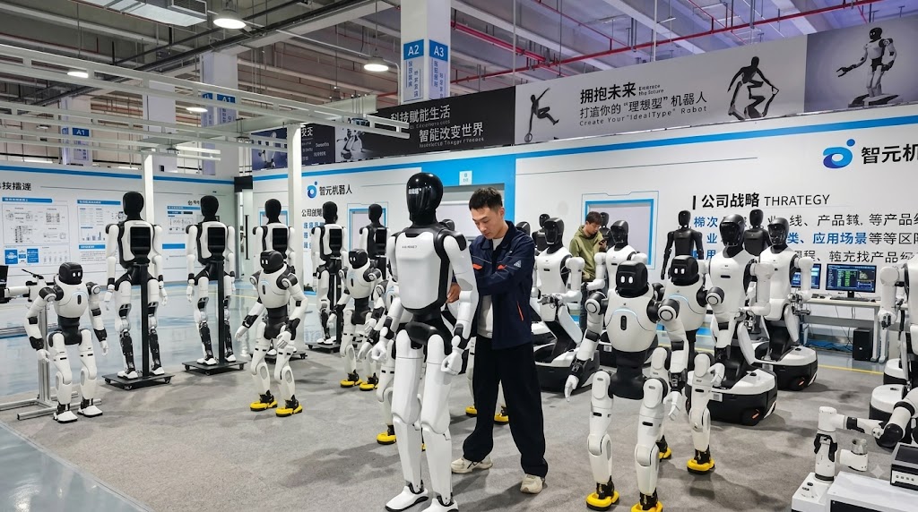 AgiBot shipped about 8,400 units in the first half