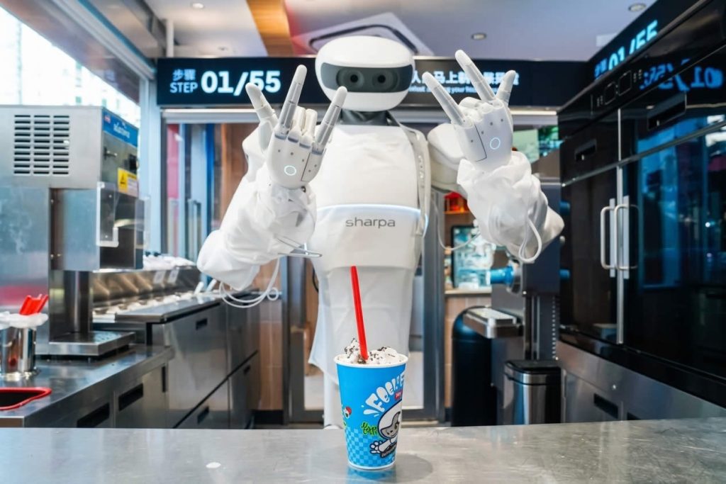 Sharpa Robot Starts Work at DQ